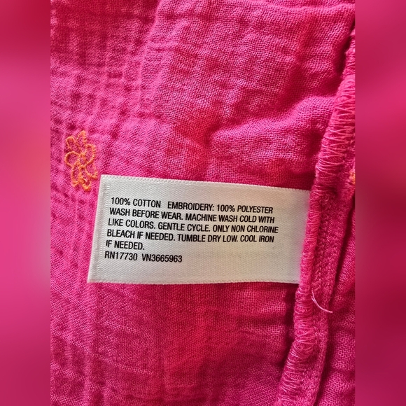 Cat & Jack Pink Flutter Sleeve Sundress Casual - Picture 8 of 8